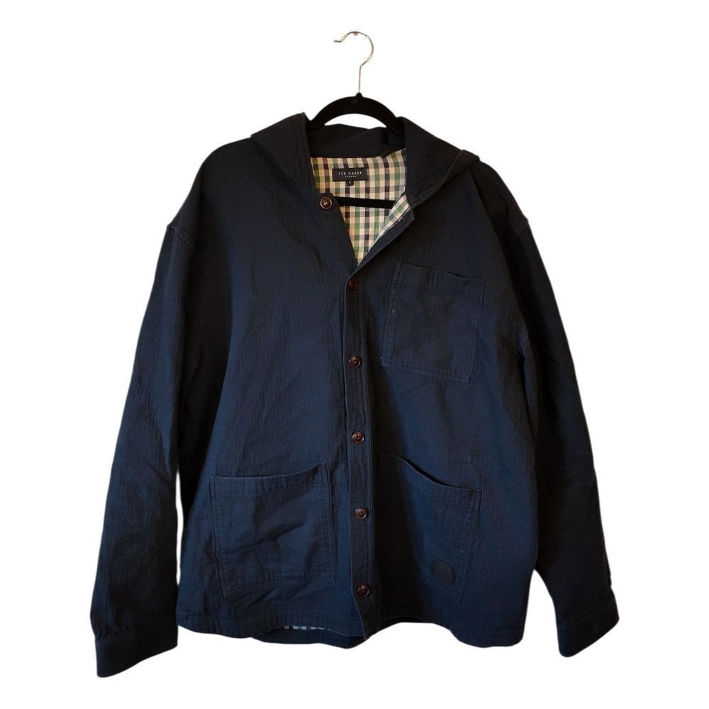 Ted Baker Dark Blue Lightweight Jacket Size 7